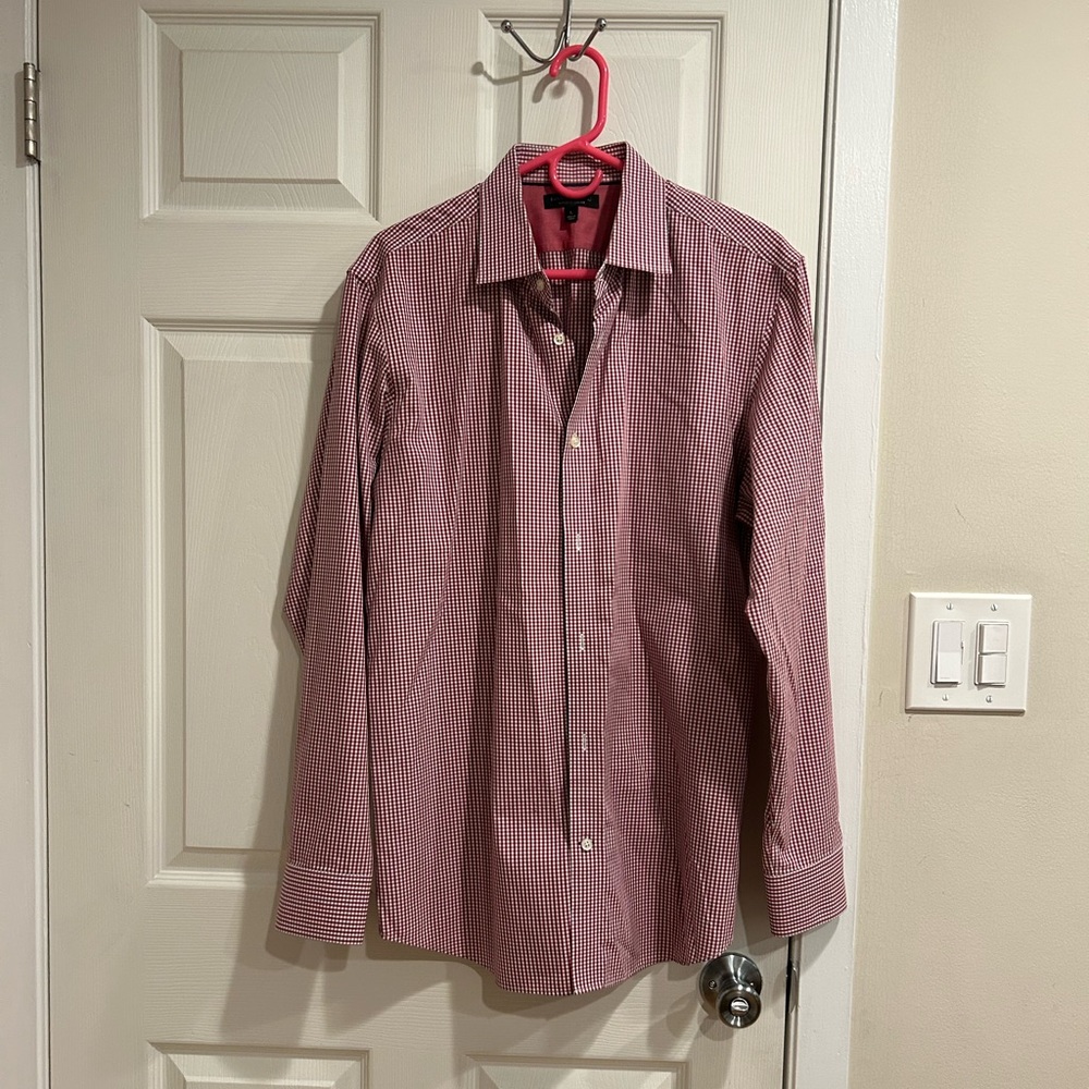 Men's Red Checkered Shirt